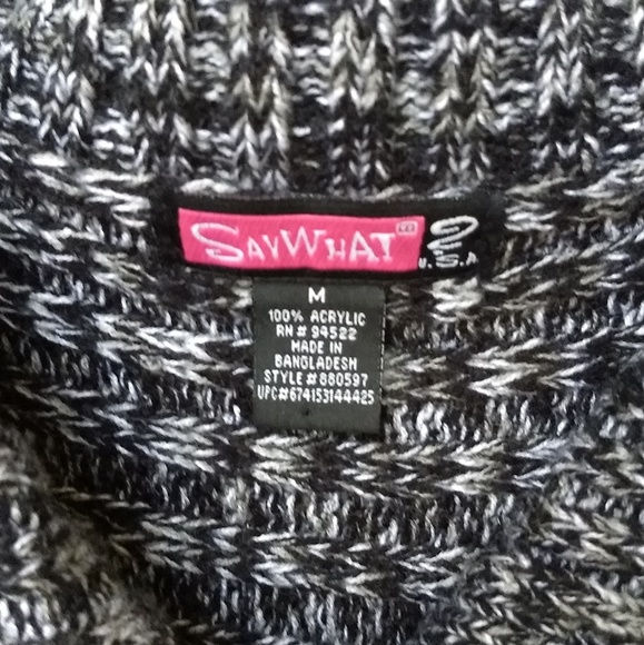 Say What Brand knit sweater/cardigan M - Picture 3 of 6